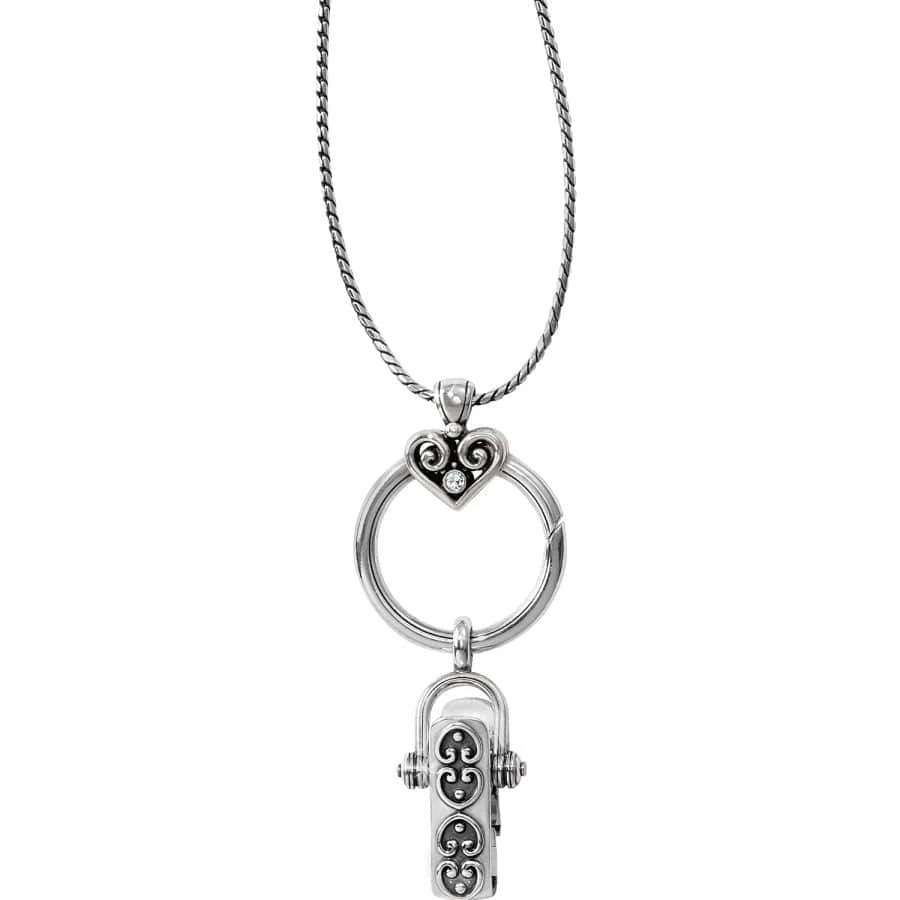 Alcazar Charm Badge Clip Necklace 1 Alcazar Charm Badge Clip Necklace