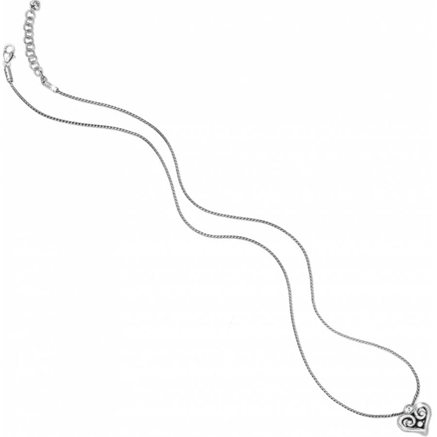 Alcazar Heart Badge Clip Necklace 3 Alcazar Heart Badge Clip Necklace - Image 3