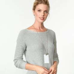 Alcazar Heart Badge Clip Necklace 7 Alcazar Heart Badge Clip Necklace -Fashion Accessories Store alcazar heart badge clip necklace silver 3 089f7485 5944 40e6 8dc2 6a5537db4e62