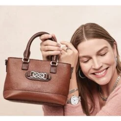 Alessa Small Satchel -Fashion Accessories Store alessa small satchel bourbon 3 8109145a 75a2 480b 895f 9661990ead41