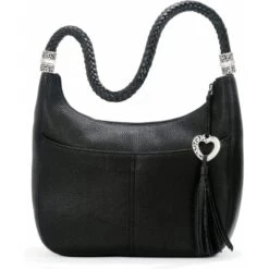 Barbados Ziptop Hobo -Fashion Accessories Store barbados ziptop hobo black 2 686fffe6 c3d2 4536 96b9 aef16169910e