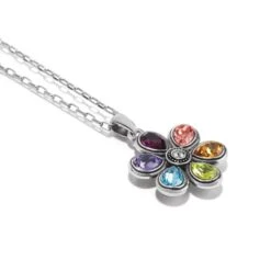 Bellissima Fiore Reversible Necklace -Fashion Accessories Store bellissima fiore reversible necklace silver multi 3