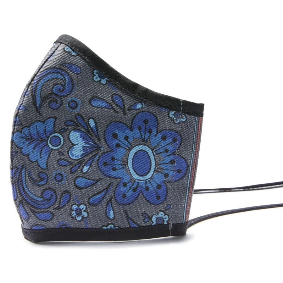 Blue Floral Face Mask (2 Pack) 3 Blue Floral Face Mask (2 Pack) - Image 3