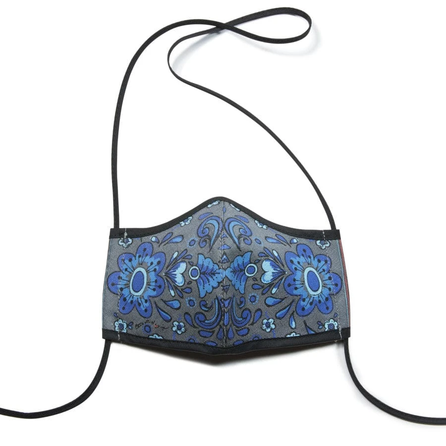 Blue Floral Face Mask (2 Pack) 5 Blue Floral Face Mask (2 Pack) - Image 5