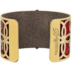 Christo NYC Wide Cuff Bracelet Set -Fashion Accessories Store christo nyc wide cuff bracelet set gold lipstick 2 75fb78f1 bb09 4877 a955 8d80e63ff8b6