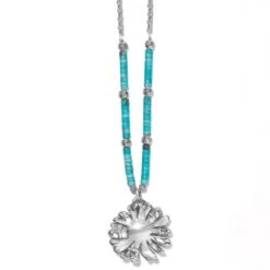 Fashion Accessories Store -Fashion Accessories Store daisy dee turquoise necklace silver turquoise 1