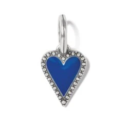 Dazzling Love Blue Heart Charm Necklace -Fashion Accessories Store dazzling love blue heart charm necklace silver blue 3 a5be270a 94ca 432d 8bab 95a6d530bf34