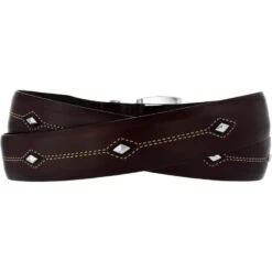 Denver Diamond Belt -Fashion Accessories Store denver diamond belt brown 1 30157b2f 38d9 429c b653 54a540edcc94