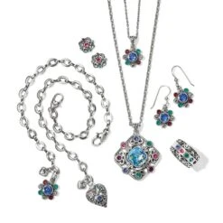 Elora Gems Ring -Fashion Accessories Store elora gems ring silver multi 2