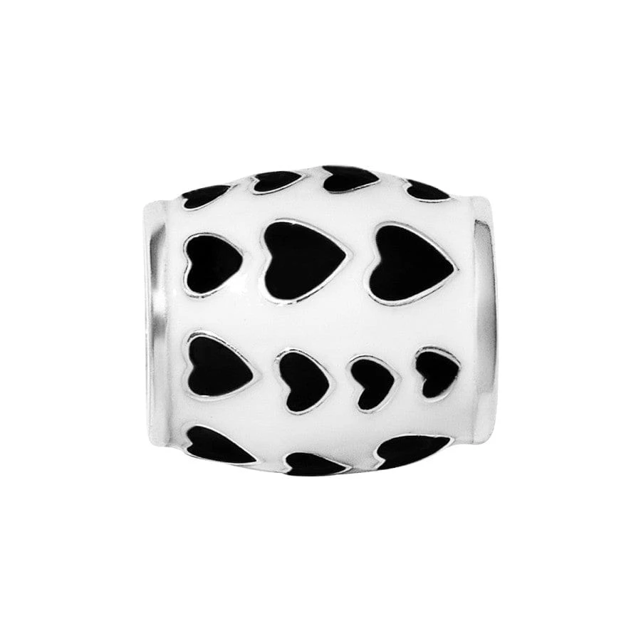 Fashionista Black Hearts Bead 1 Fashionista Black Hearts Bead