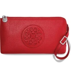 Ferrara Duet Zip Pouch -Fashion Accessories Store ferrara duet zip pouch poppy 0