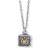 Ferrara Virtue Winged Hearted Pendant Necklace
