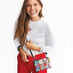 Glam Girl Cross Body Pouch -Fashion Accessories Store glam girl cross body pouch multi 3