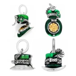 Go Lucky Charm Bracelet -Fashion Accessories Store go lucky charm bracelet silver green 2 9d1b684d 722a 4d14 b782 c27595a88160