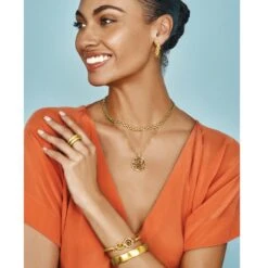 Halo Glow Hinged Bangle -Fashion Accessories Store halo glow hinged bangle gold 2