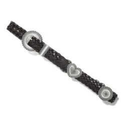 Heart Concho Belt -Fashion Accessories Store heart concho belt black 2