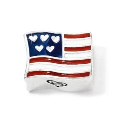 I Heart USA Bead