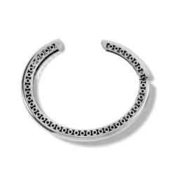 Inner Circle Double Hinged Bangle -Fashion Accessories Store inner circle double hinged bangle silver 1