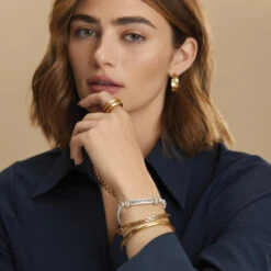 Inner Circle Double Ring 19 Inner Circle Double Ring -Fashion Accessories Store inner circle double ring gold 4