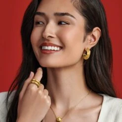 Inner Circle Double Ring 21 Inner Circle Double Ring -Fashion Accessories Store inner circle double ring gold 6