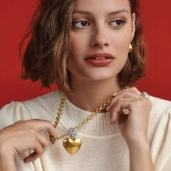 Inner Circle Heart Toggle Necklace 14 Inner Circle Heart Toggle Necklace -Fashion Accessories Store inner circle heart toggle necklace silver gold 4