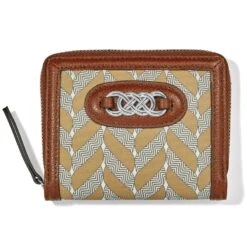 Interlok Braid Medium Wallet -Fashion Accessories Store interlok braid medium wallet bourbon 0