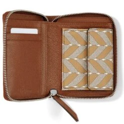 Interlok Braid Medium Wallet -Fashion Accessories Store interlok braid medium wallet bourbon 1