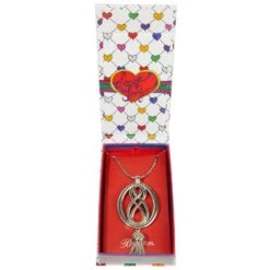 Interlok Embrace Convertible Necklace -Fashion Accessories Store interlok embrace convertible necklace silver 4