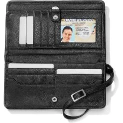 Interlok Large Wallet -Fashion Accessories Store interlok large wallet black 2 f0cd7a87 f892 4436 81f0 d64ad4447a3c
