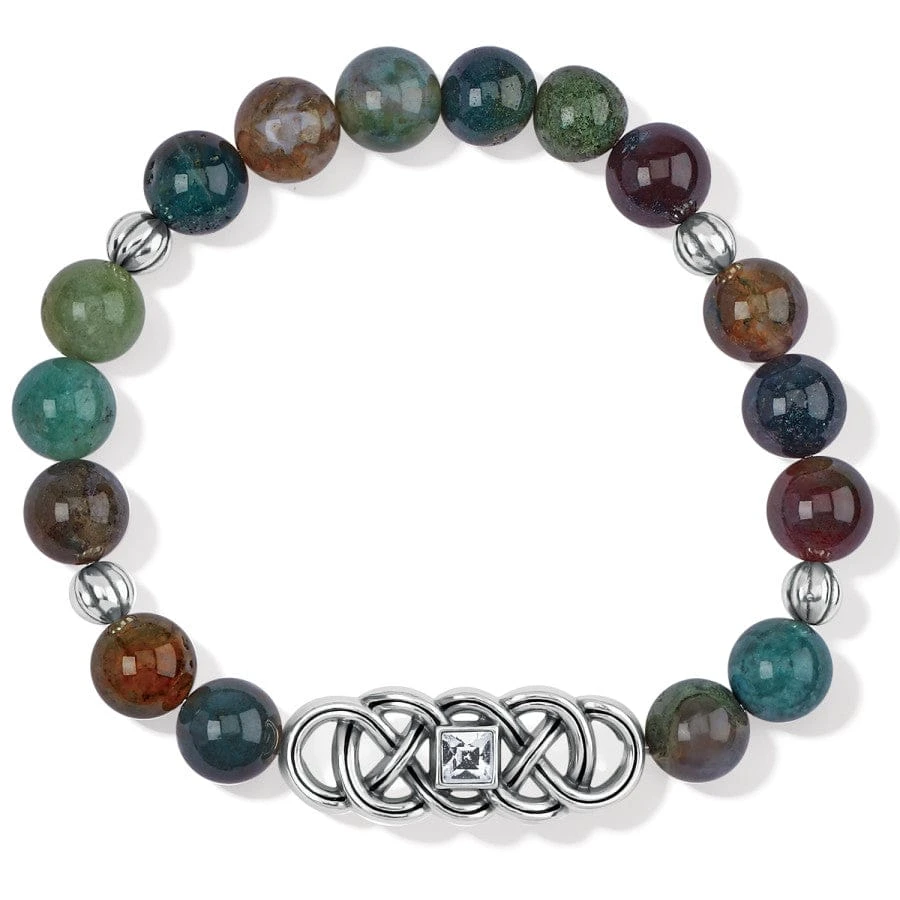 Interlok Lustre Jasper Stretch Bracelet 1 Interlok Lustre Jasper Stretch Bracelet