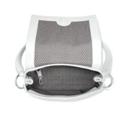 Jazz Medium Flap Bag -Fashion Accessories Store jazz medium flap bag white 1