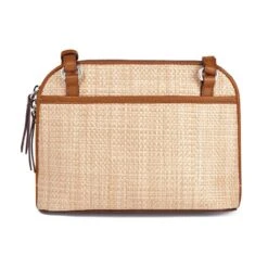 Jovie Straw Organizer -Fashion Accessories Store jovie straw organizer natural multi 2