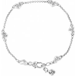 Fashion Accessories Store -Fashion Accessories Store kiss tell anklet silver 1