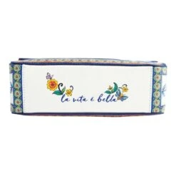 La Farfalla Emilia Flap Bag -Fashion Accessories Store la farfalla emilia flap bag white multi 3