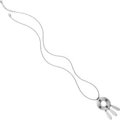 Marrakesh Mirage Necklace -Fashion Accessories Store marrakesh mirage necklace silver blue 2