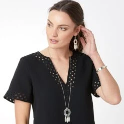 Marrakesh Mirage Necklace -Fashion Accessories Store marrakesh mirage necklace silver blue 3