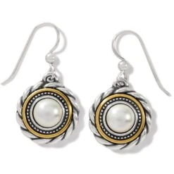 Meridian Golden Pearl French Wire Earrings