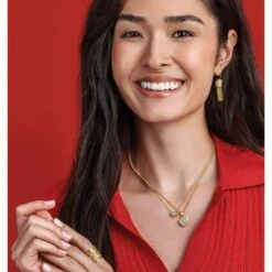 Meridian Zenith Tassel French Wire Earrings -Fashion Accessories Store meridian zenith tassel french wire earrings gold 2