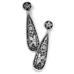 Moonlight Garden Post Drop Earrings