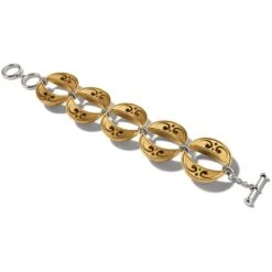 Mystic Moon Link Bracelet -Fashion Accessories Store mystic moon link bracelet gold silver 1
