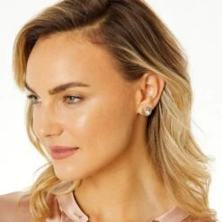 Neptune's Rings Crystal Button Earrings -Fashion Accessories Store neptune s rings crystal button earrings clear 2 18e5095f abdd 48ea b91b 116fd6c47f7e