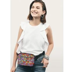 Painted Poppies Belt Bag -Fashion Accessories Store painted poppies belt bag multi 3 c5c6bf05 b4e4 474a b1a1 feff8218f3de