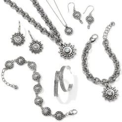 Pebble Dot Medali Reversible Hoop Earrings -Fashion Accessories Store pebble dot medali reversible hoop earrings silver 2 328965fc a439 4117 8e0c 49f47cad11ca