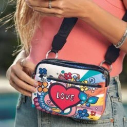 Power Of Love Crossbody Bag -Fashion Accessories Store power of love crossbody bag multi 4