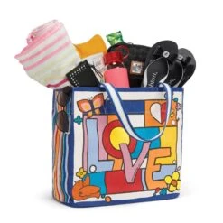 Power Of Love Tote -Fashion Accessories Store power of love tote multi 6