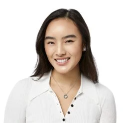 Pretty Tough Bold Heart Petite Necklace -Fashion Accessories Store pretty tough bold heart petite necklace silver 4