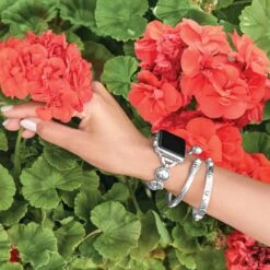 Pretty Tough Bold Watch Band -Fashion Accessories Store pretty tough bold watch band silver 3