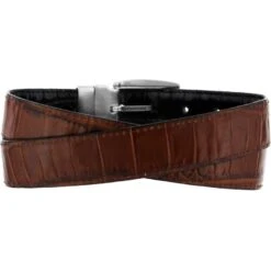 Reversible Croco Belt -Fashion Accessories Store reversible croco belt black peanut 3 7ab33d93 01fb 447b afc7 8e3c4289f6b6