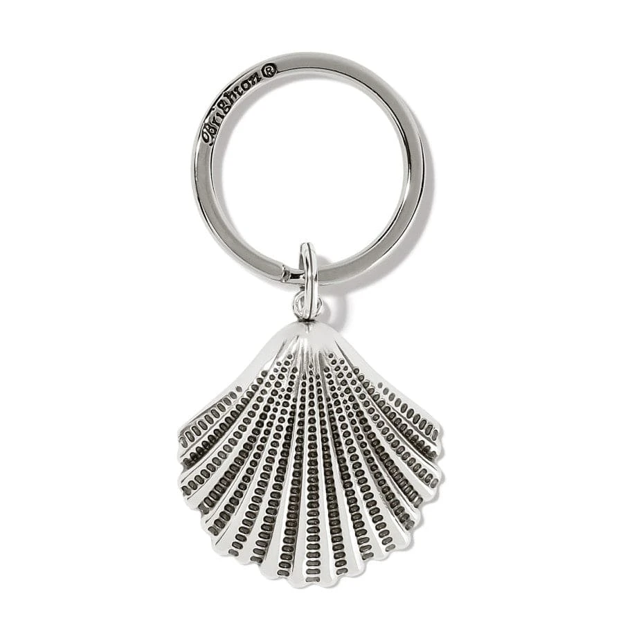 Silver Shells Key Fob 1 Silver Shells Key Fob