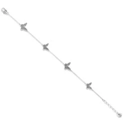 Fashion Accessories Store -Fashion Accessories Store solstice butterfly anklet silver 1